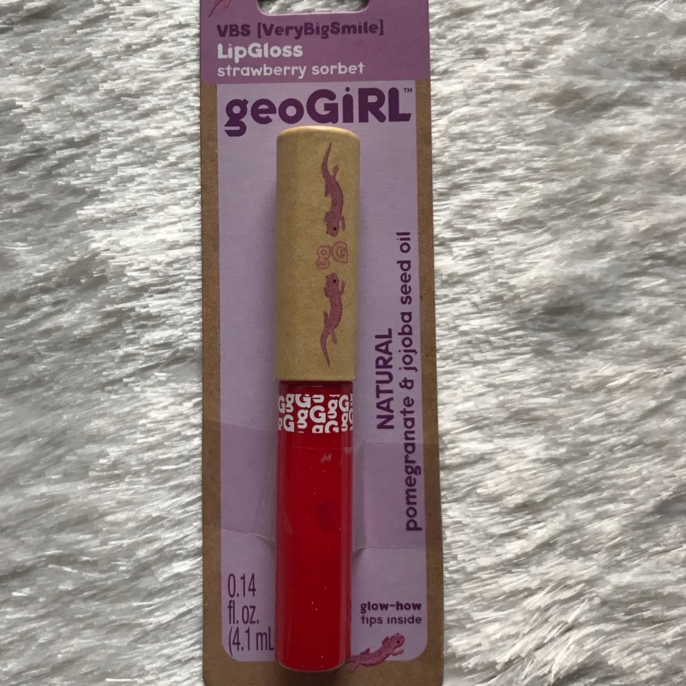 💕LipGloss Pomegranate&JojobaSeedOil geoGirl